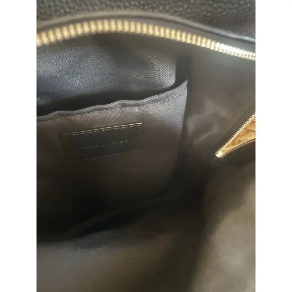 Marc Jacob’s Workwear Black Leather and Durable Canvas Backpack. Great Condition